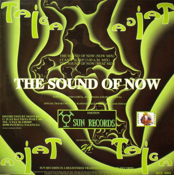 Taiga The Sound Of Now-12, Vinilos, Historia Nuestra