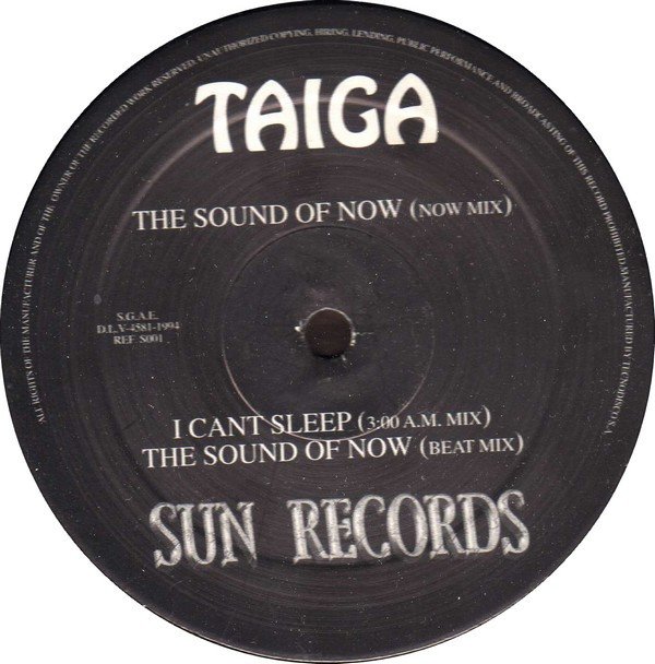 Taiga The Sound Of Now-12, Vinilos, Historia Nuestra