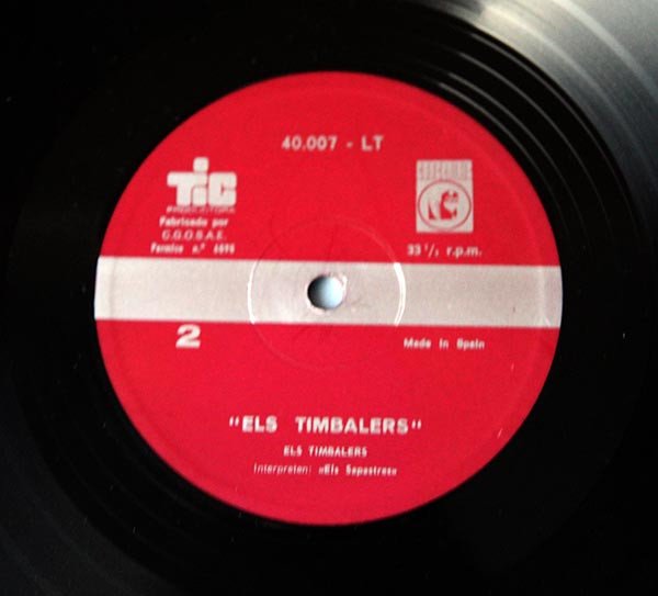 Els Sapastres Els Timbalers-LP, Vinilos, Historia Nuestra