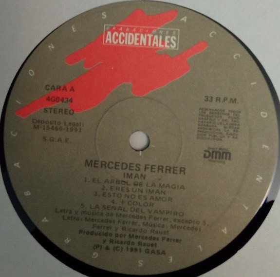 Mercedes Ferrer, Imán-LP, Vinilos, Historia Nuestra