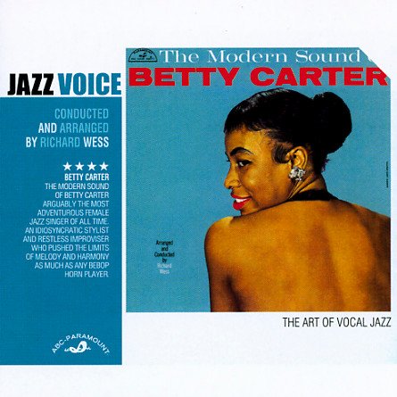 Betty Carter, The Modern Sound Of Betty Carter-CD, CDs, Historia Nuestra