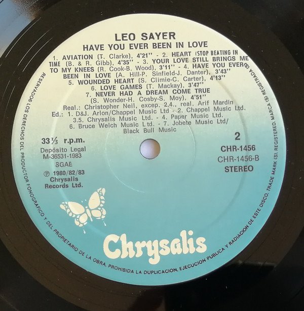 Leo Sayer, Have You Ever Been In Love-LP, Vinilos, Historia Nuestra