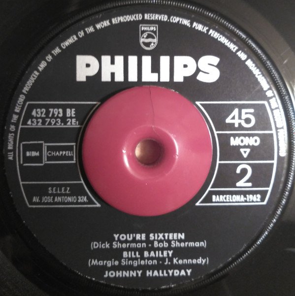 Johnny Hallyday Shake The Hand Of A Fool-7, Vinilos, Historia Nuestra