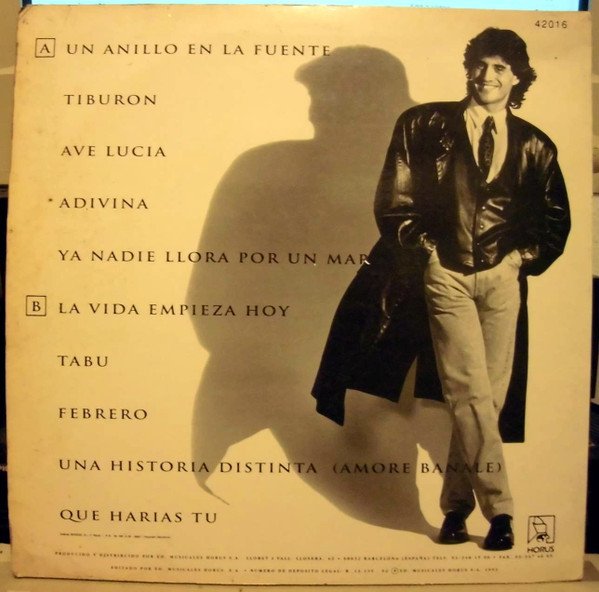 Sergio Dalma Adivina-LP, Vinilos, Historia Nuestra