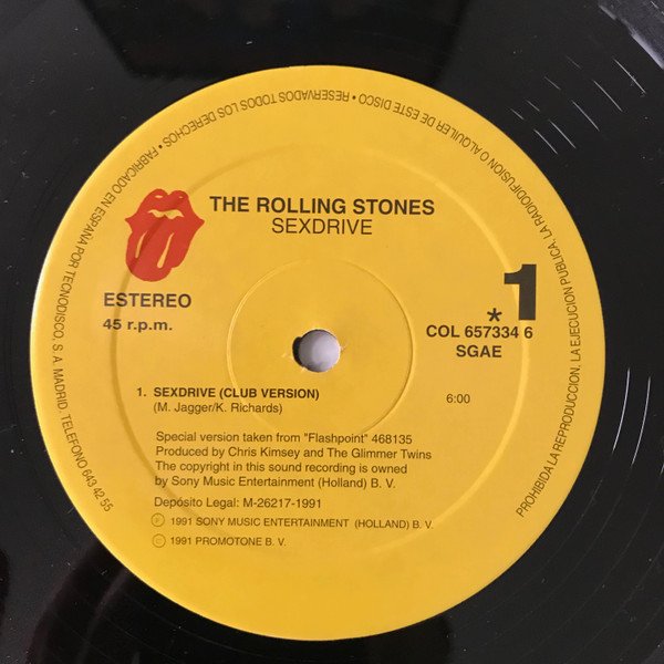 RollingStones* Sexdrive-12, Vinilos, Historia Nuestra