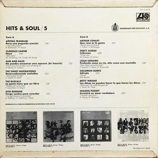 Various, Hits & Soul 5-LP, Vinilos, Historia Nuestra