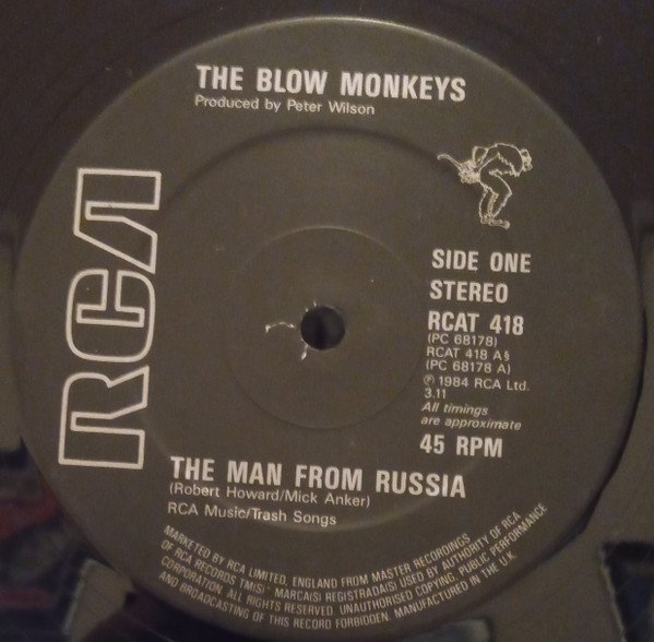 The Blow Monkeys, The Man From Russia-12 inch, Vinilos, Historia Nuestra