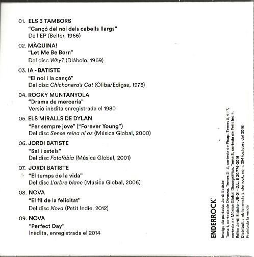 Various, Toca Revisió Jordi Batiste -CD, CDs, Historia Nuestra