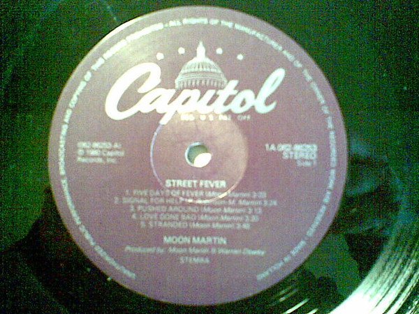 Moon Martin, Street Fever-LP, Vinilos, Historia Nuestra