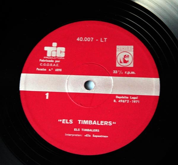 Els Sapastres Els Timbalers-LP, Vinilos, Historia Nuestra