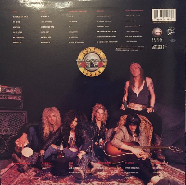 Guns N' Roses Appetite For Destruction-LP, Vinilos, Historia Nuestra