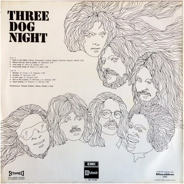 Three Dog Night Three Dog Night-LP, Vinilos, Historia Nuestra