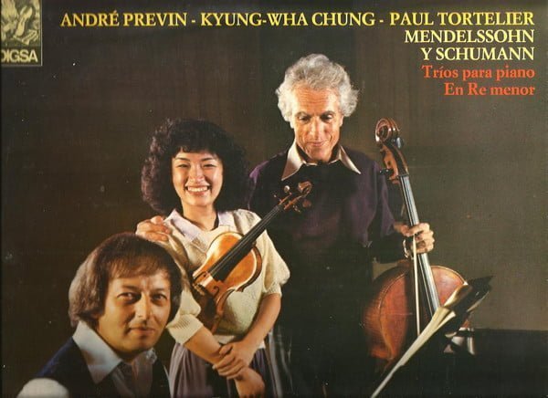 Mendelssohn* / Schumann* : Kyung-Wha Chung, Paul Tortelier and André Previn Trios Para Piano En Re Menor -LP, Vinilos, Historia Nuestra