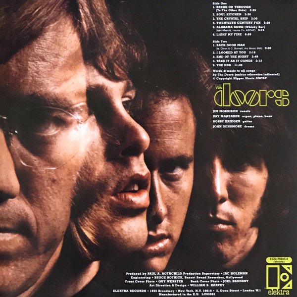 The Doors, The Doors-LP, Vinilos, Historia Nuestra