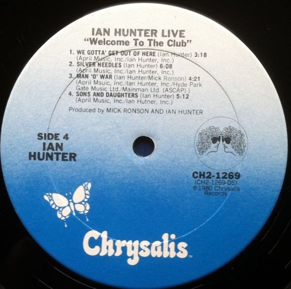 Ian Hunter Welcome To The Club - Live-2xLP, Vinilos, Historia Nuestra