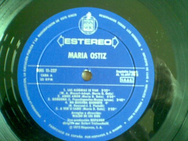 Maria Ostiz, Maria Ostiz-LP, Vinilos, Historia Nuestra