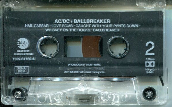 ACDC, Ballbreaker-Tape, Cintas y casetes, Historia Nuestra