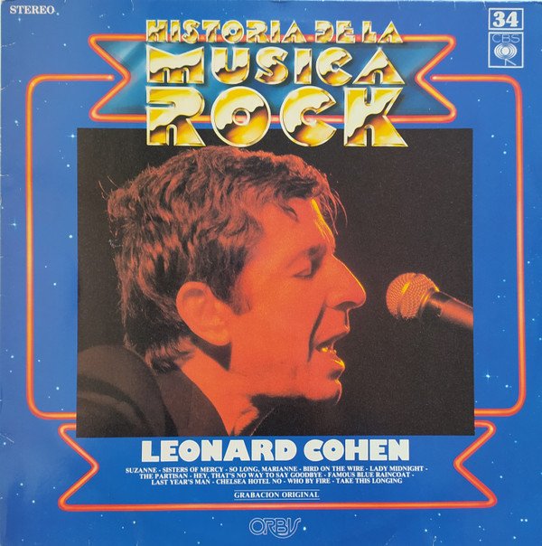 Leonard Cohen, Grandes Exitos-LP, Vinilos, Historia Nuestra