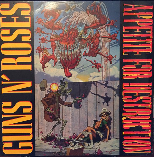 Guns N' Roses Appetite For Destruction-LP, Vinilos, Historia Nuestra