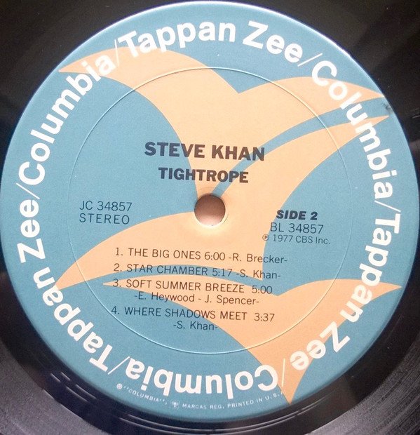 Steve Khan Tightrope-LP, Vinilos, Historia Nuestra