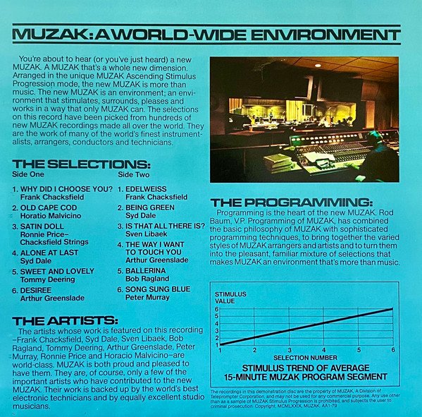 Various, More Than Music - Muzak -LP, Vinilos, Historia Nuestra