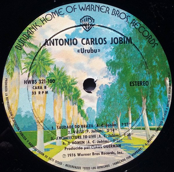 Antonio Carlos Jobim, Urubu-LP, Vinilos, Historia Nuestra