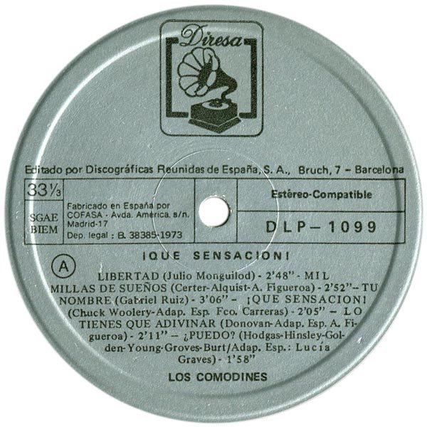 Los Comodines, Que Sensación!-LP, Vinilos, Historia Nuestra