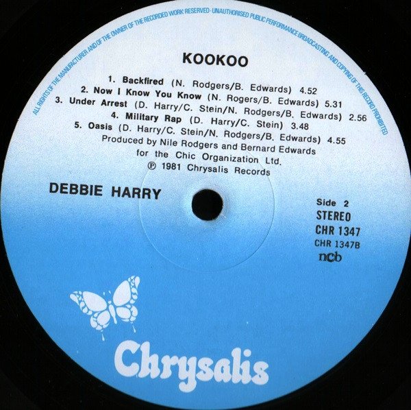 Debbie Harry, KooKoo-LP, Vinilos, Historia Nuestra