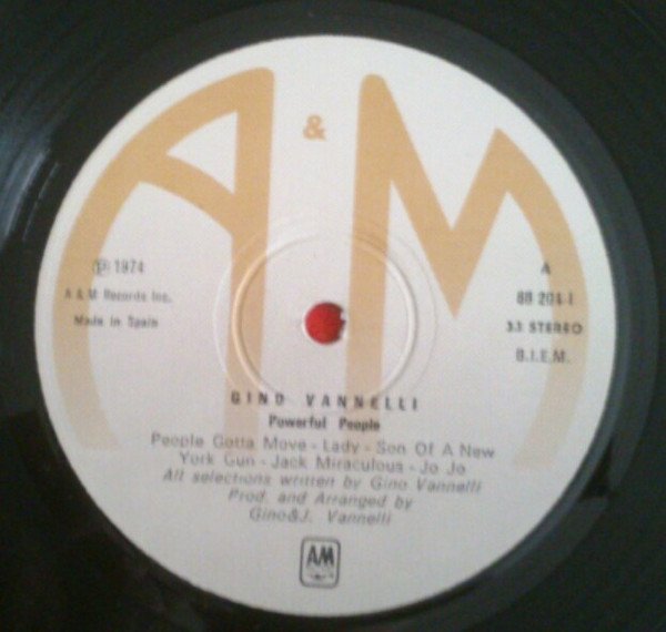Gino Vannelli Powerful People-LP, Vinilos, Historia Nuestra