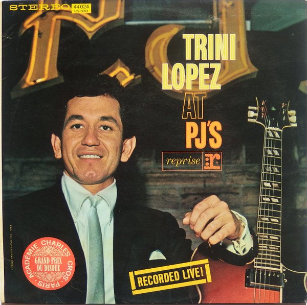 Trini Lopez Trini Lopez At PJ's-LP, Vinilos, Historia Nuestra