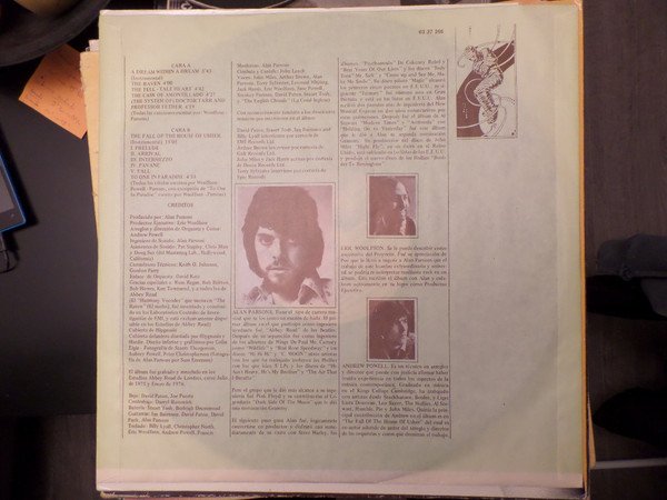 The Alan Parsons Project, Tales Of Mystery A...-LP, Vinilos, Historia Nuestra