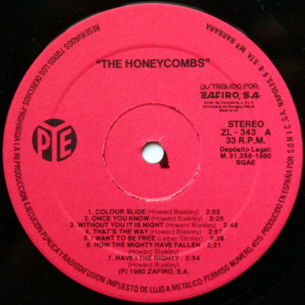 The Honeycombs The Honeycombs-LP, Vinilos, Historia Nuestra