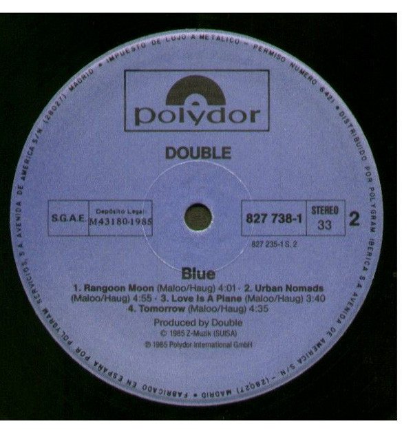 Double, Blue-LP, Vinilos, Historia Nuestra