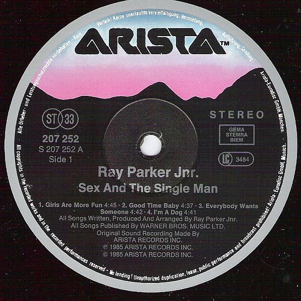 Ray Parker Jr. Sex And The Single Man-LP, Vinilos, Historia Nuestra