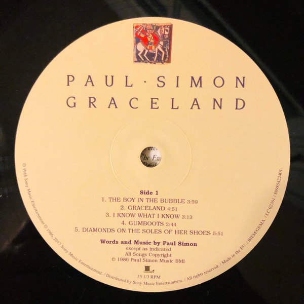 Paul Simon Graceland-LP, Vinilos, Historia Nuestra