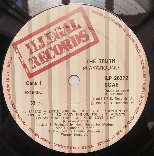 The Truth , Playground-LP, El Renacer del Vinilo: Un Viaje en "Historia Nuestra", historianuestra.com