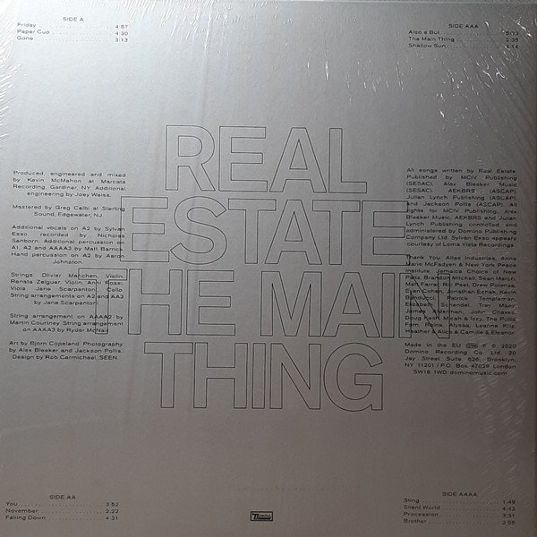 Real Estate The Main Thing-2xLP, Vinilos, Historia Nuestra