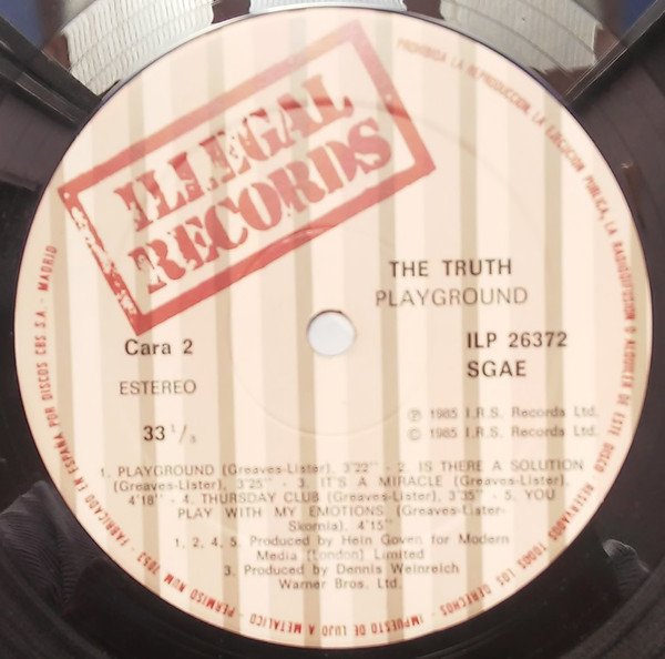 The Truth , Playground-LP, El Renacer del Vinilo: Un Viaje en "Historia Nuestra", historianuestra.com