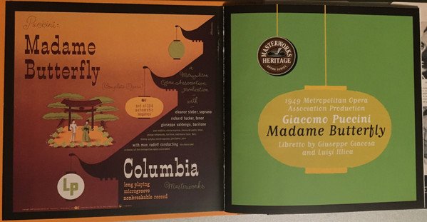Eleanor Steber, Richard Tucker, Giuseppe Valdengo, Jean Madeira, Max Rudolf Conductor, Kurt Herbert Adler Chorus Master, Chorus* And Orchestra Of The Metropolitan Opera*, Giacomo Puccini Madame Butterfly-CD, CDs, Historia Nuestra