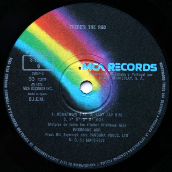 Wishbone Ash, There's The Rub-LP, Vinilos, Historia Nuestra