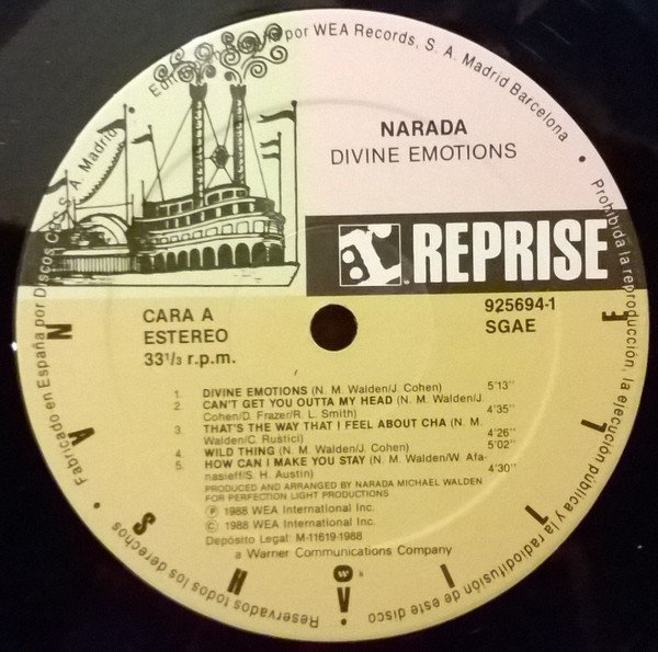 Narada, Divine Emotion-LP, Vinilos, Historia Nuestra