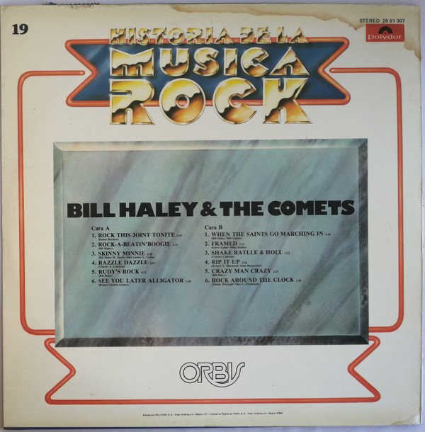 Bill Haley and The Comets, Bill Haley & The Comets-LP, Vinilos, Historia Nuestra
