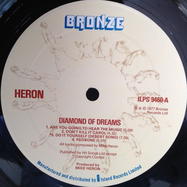 Heron Diamond Of  Dreams-LP, Vinilos, Historia Nuestra