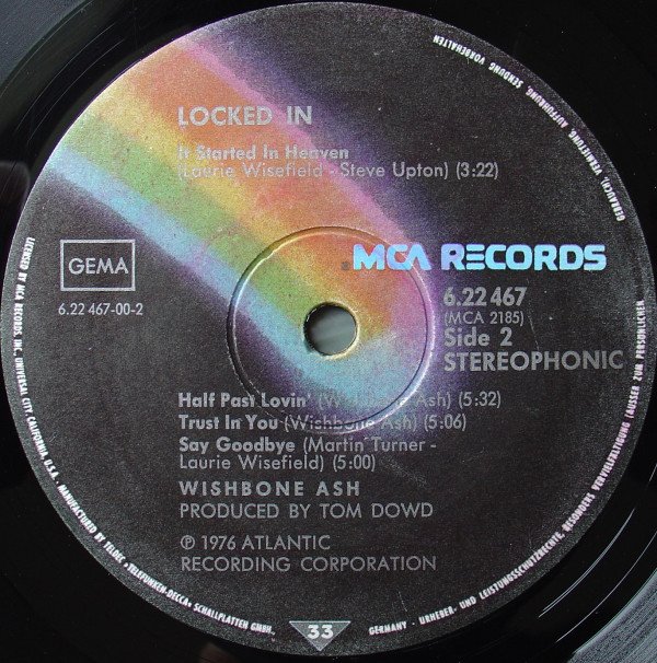 Wishbone Ash, Locked In-LP, Vinilos, Historia Nuestra