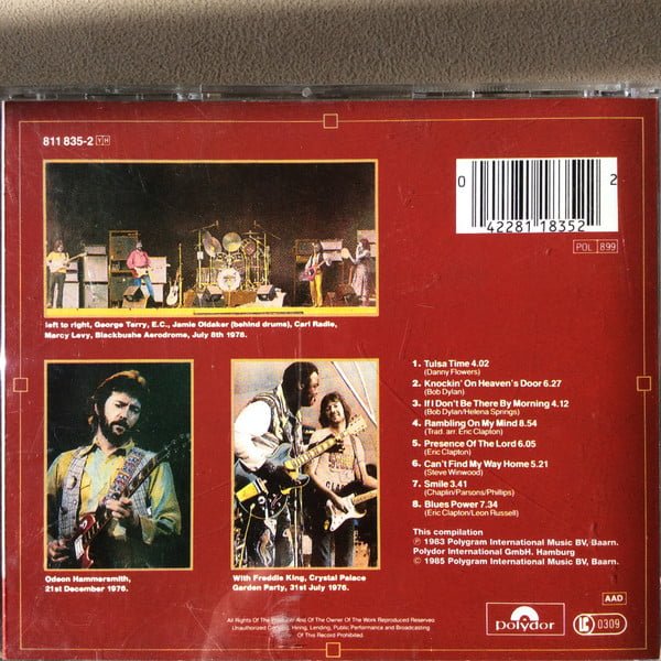 Eric Clapton Timepieces Vol. II - 'Live' In The Seventies-CD, CDs, Historia Nuestra