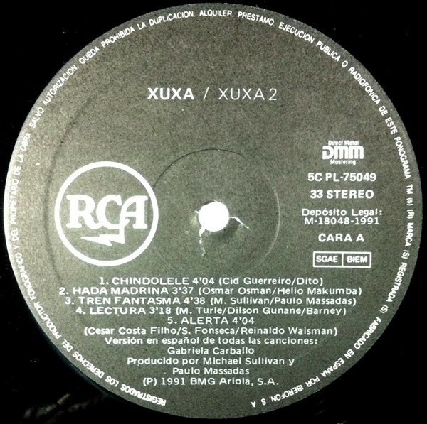 Xuxa, Xuxa 2-LP, Vinilos, Historia Nuestra