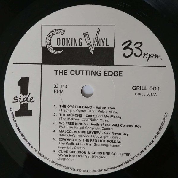 Various, The Cutting Edge-LP, Vinilos, Historia Nuestra