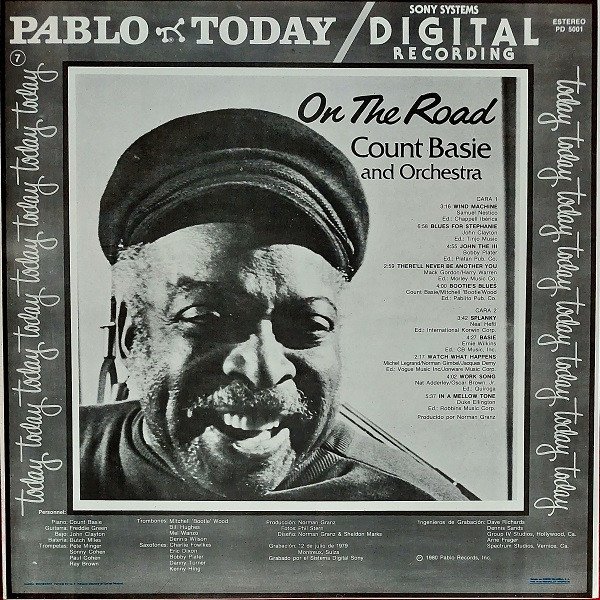 Count Basie And Orchestra, On The Road-LP, Vinilos, Historia Nuestra
