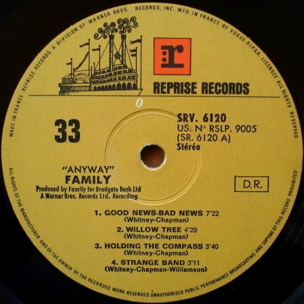 Family Anyway-LP, Vinilos, Historia Nuestra