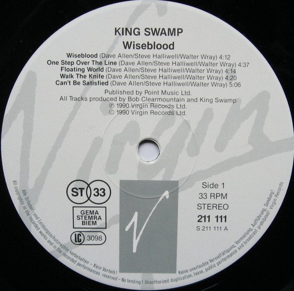 King Swamp Wiseblood-LP, Vinilos, Historia Nuestra